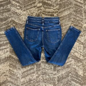 EUC We The Free High Waist Button Fly Skinny Jeans